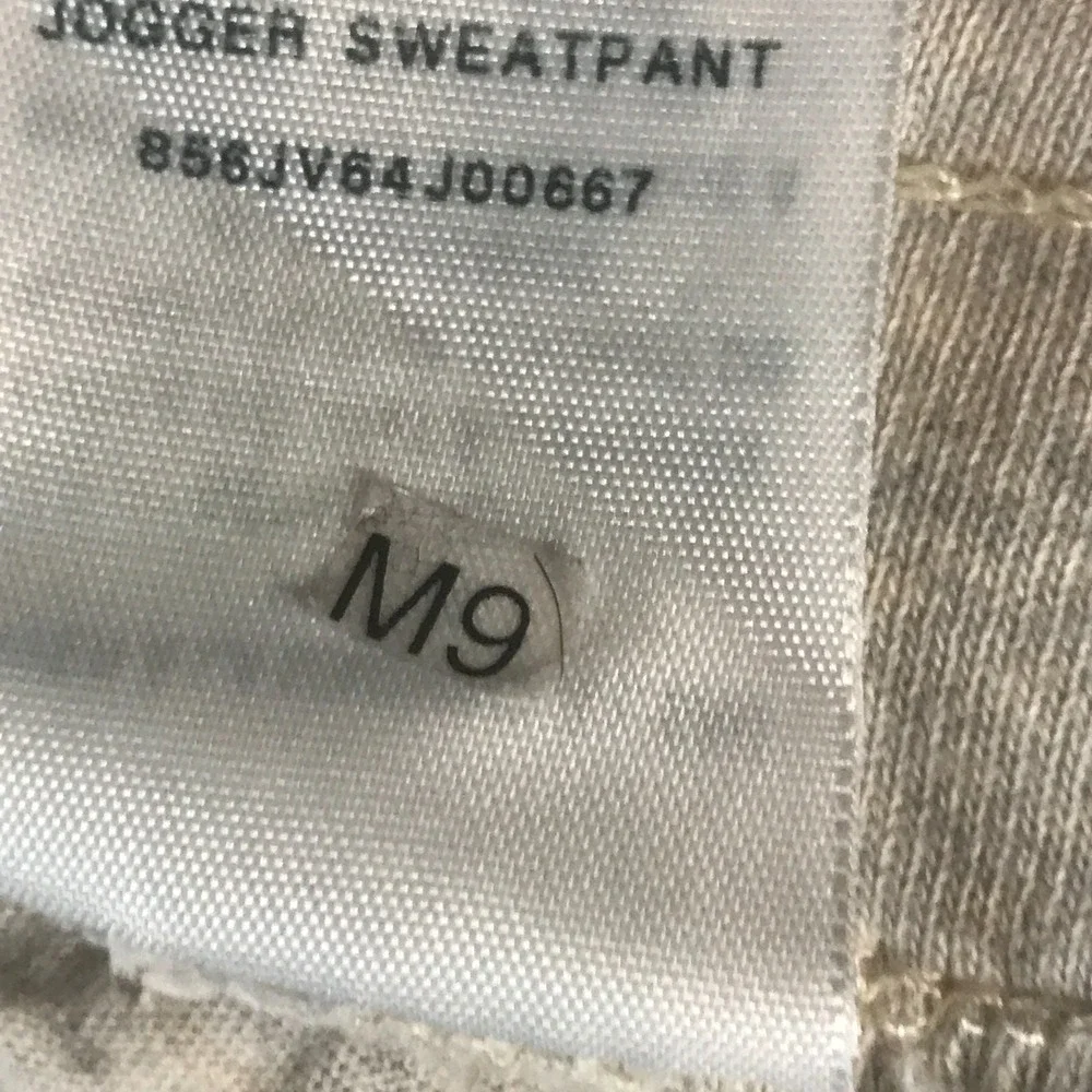 True Religion Jogger Sweatpants Mens 36x27 Gray Drawstring Waist Classic Logo